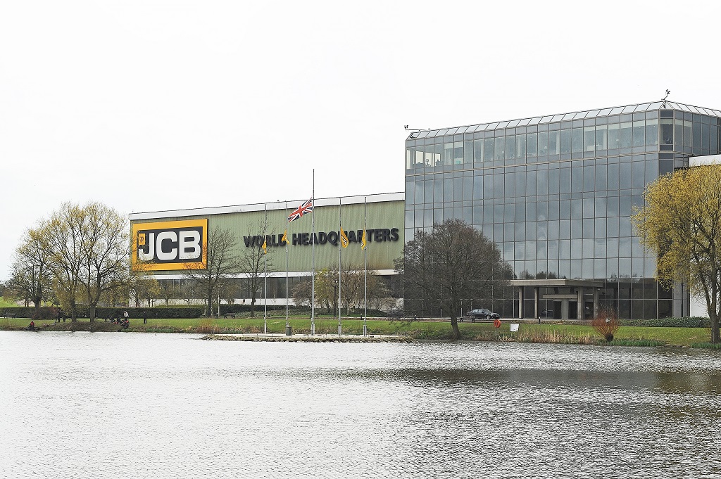 1Flags fly at half-mast at JCB following The Duke of Edinburgh's death1 .jpg